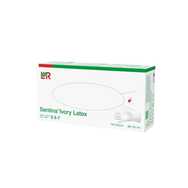 Rukavice Sentina Ivory Latex bez pudru vel. XL 100ks (SemperMed)