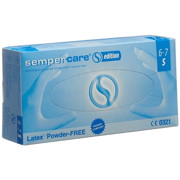 Rukavice Sempercare S bez pudru 100ks
