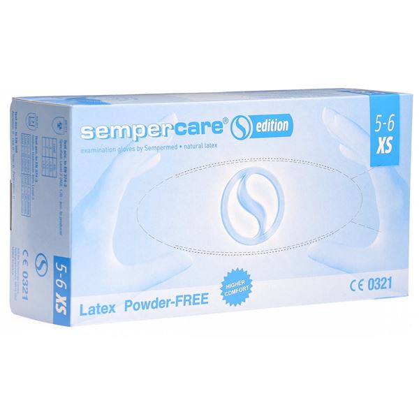 Rukavice Sempercare XS bez pudru 100ks