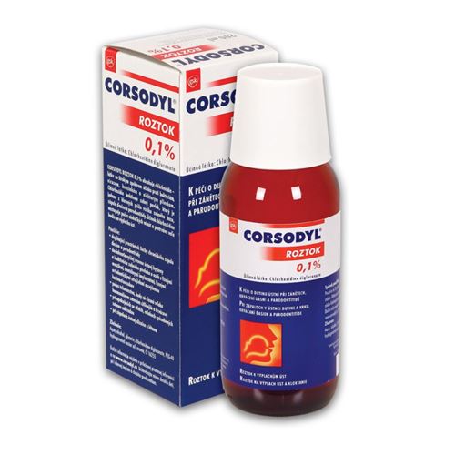 Corsodyl 0,1%  ÚV 200ml