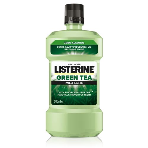 Listerine ÚV Green Tea 500ml-do vyprodání