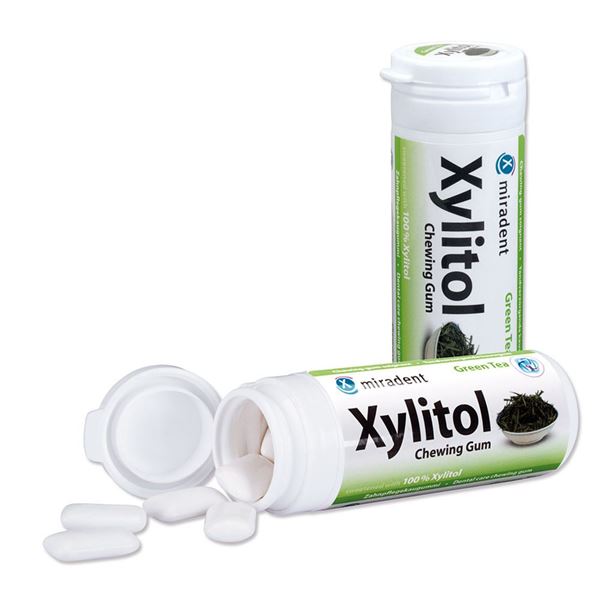 Xylitol žvýkačky - 30 ks - zelený čaj