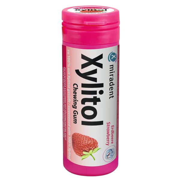 Xylitol žvýkačky dětské - 30 ks - jahody