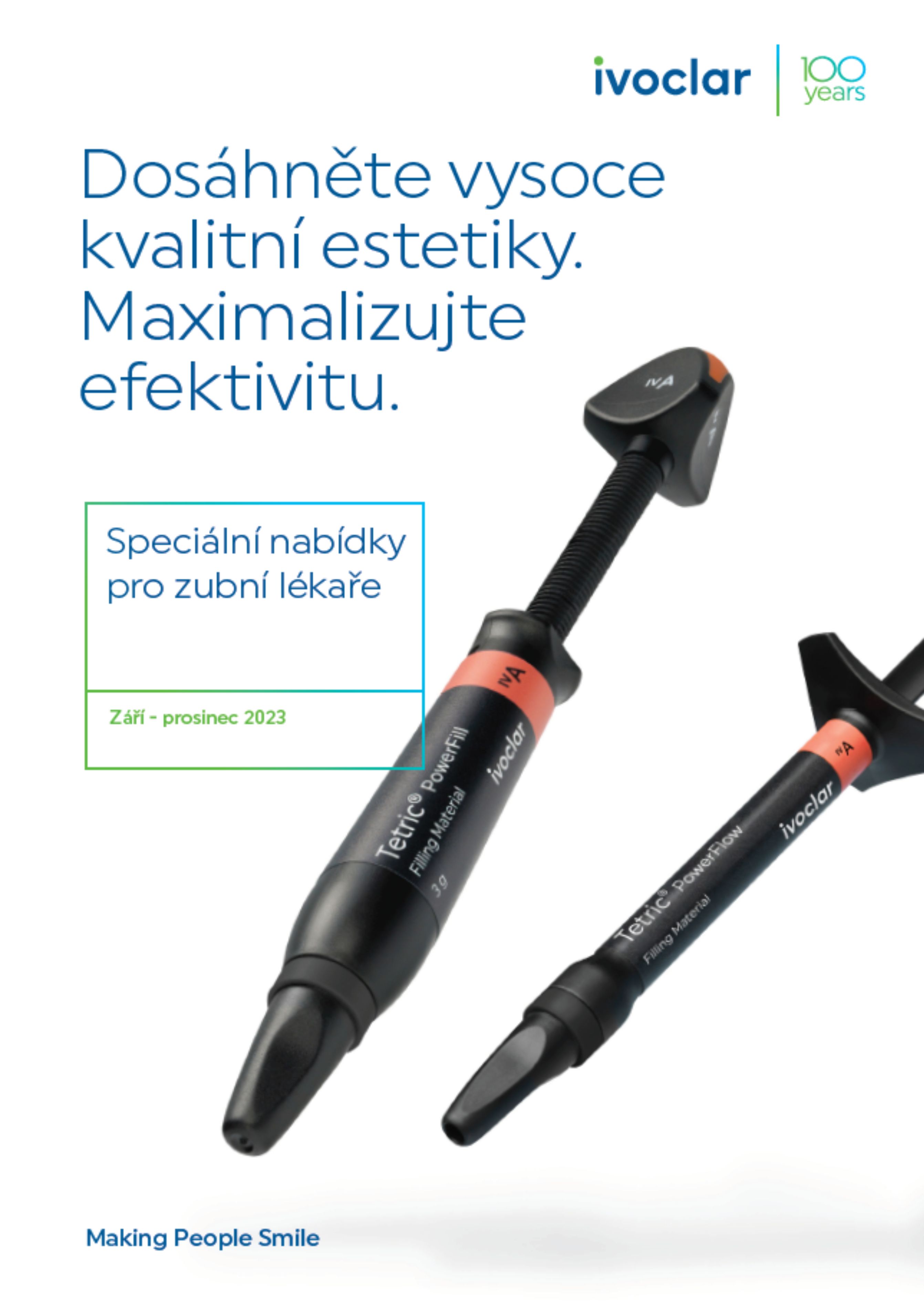 Ivoclar leták ordinace a přehled akcí