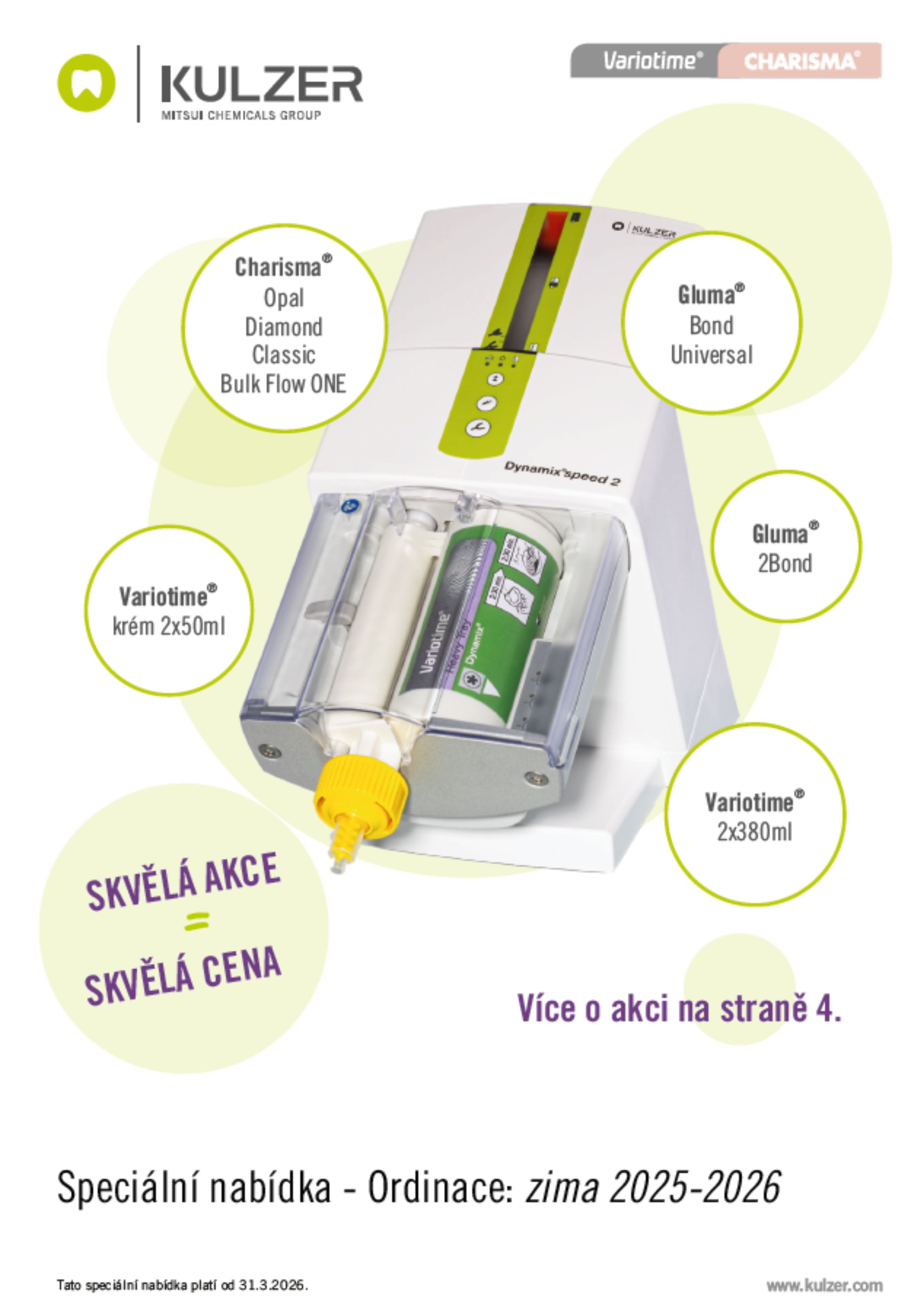 Kulzer akční nabídky pro ordinace