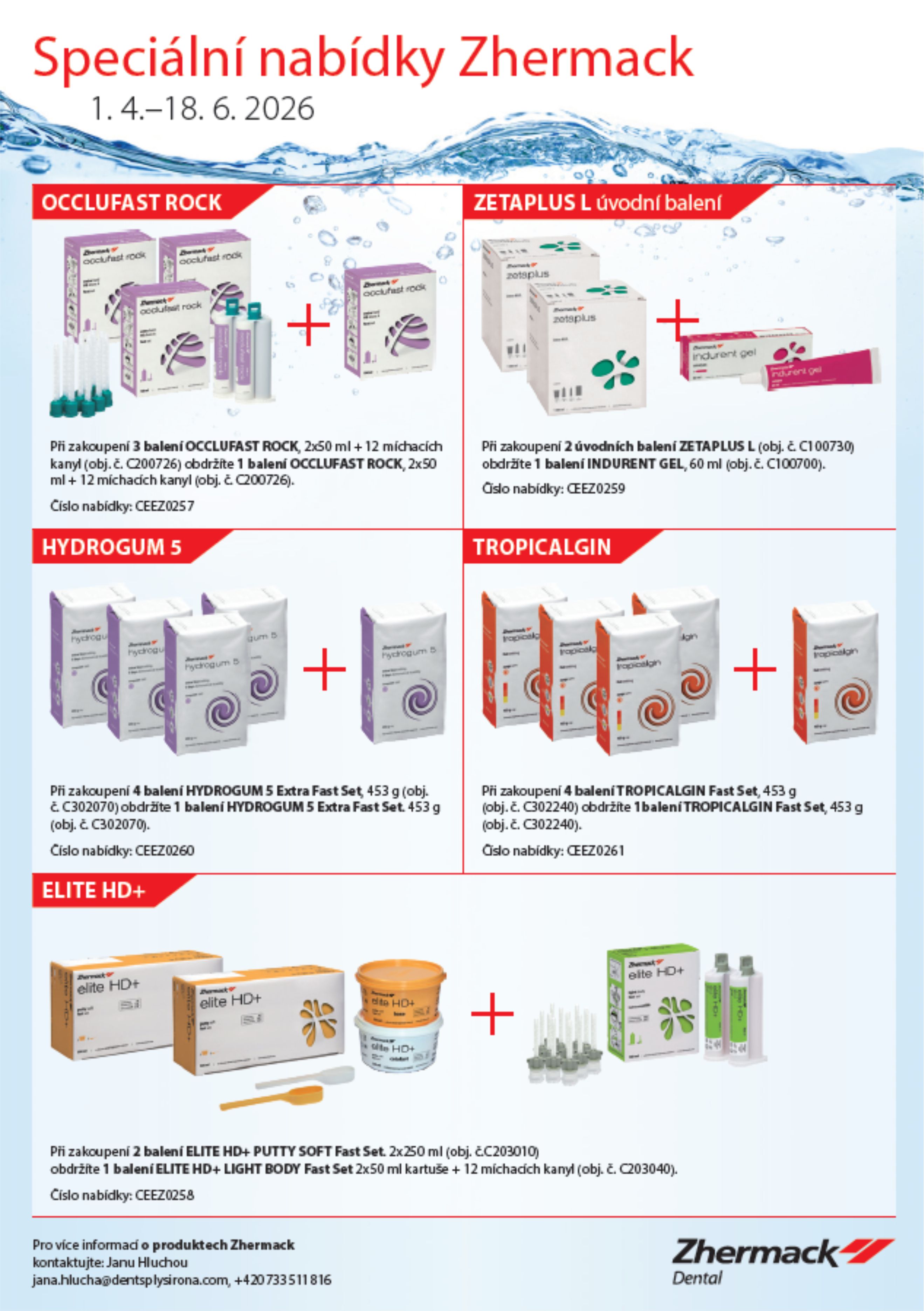 Akční leták Zhermack